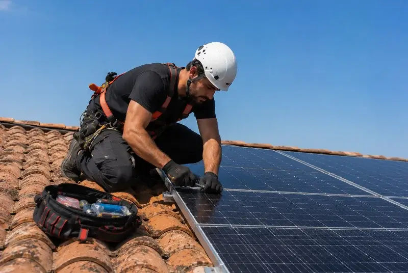 Maintenance et monitoring de panneaux solaires à Saubens